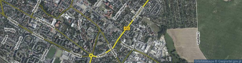 Zdjęcie satelitarne Leszczyńskich ul.